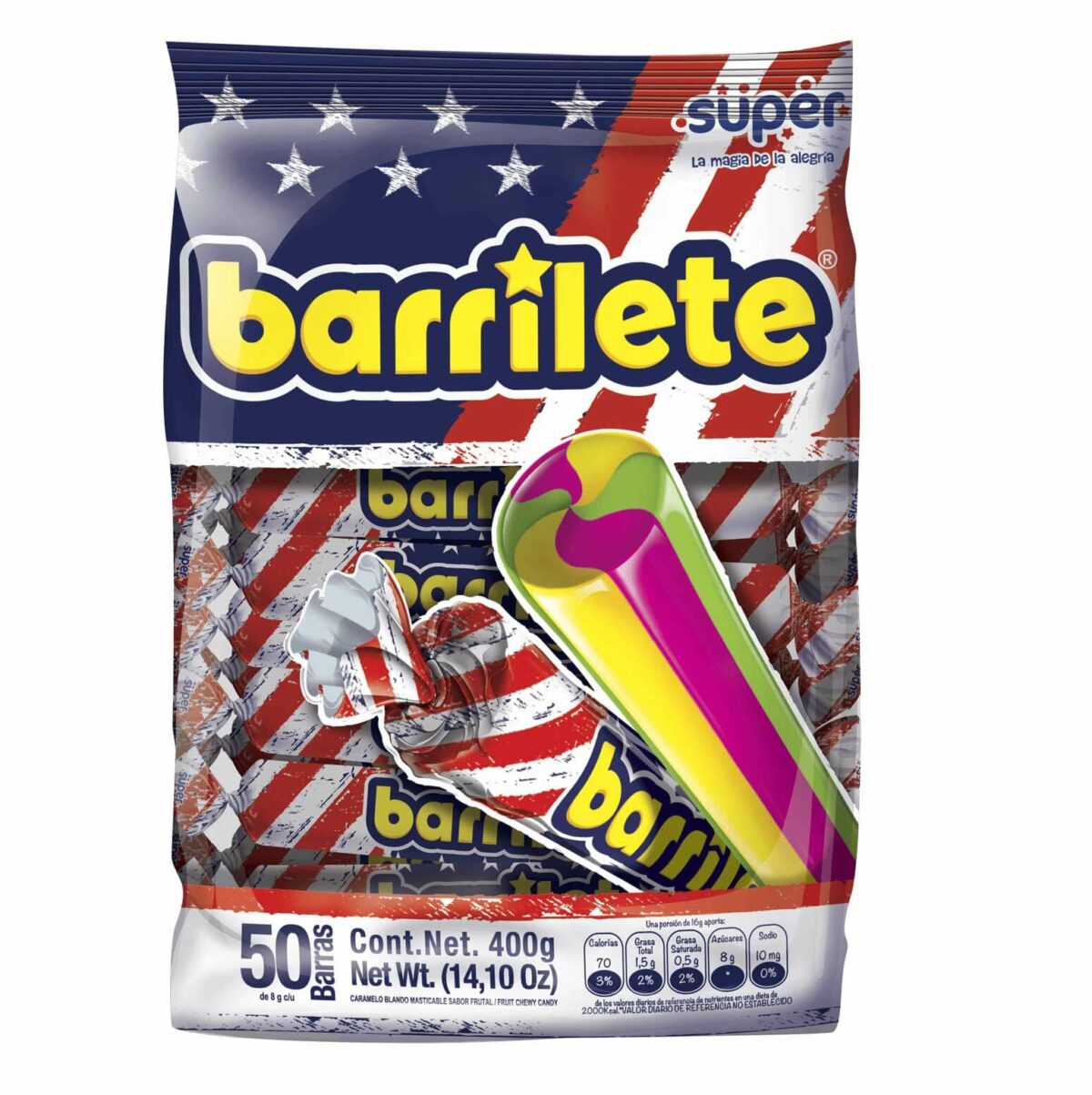 Bolsa BARRILETE 50u