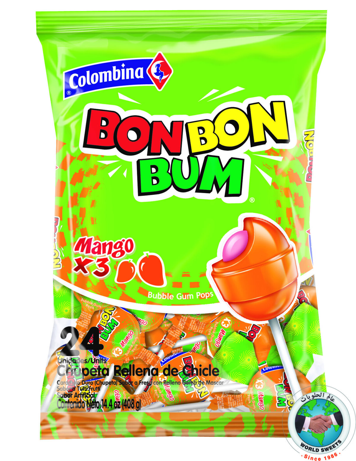 BON BON BUM Mango 24u