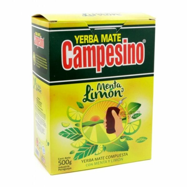 Yerba Mate CAMPESINO Menta-Limón 500gr