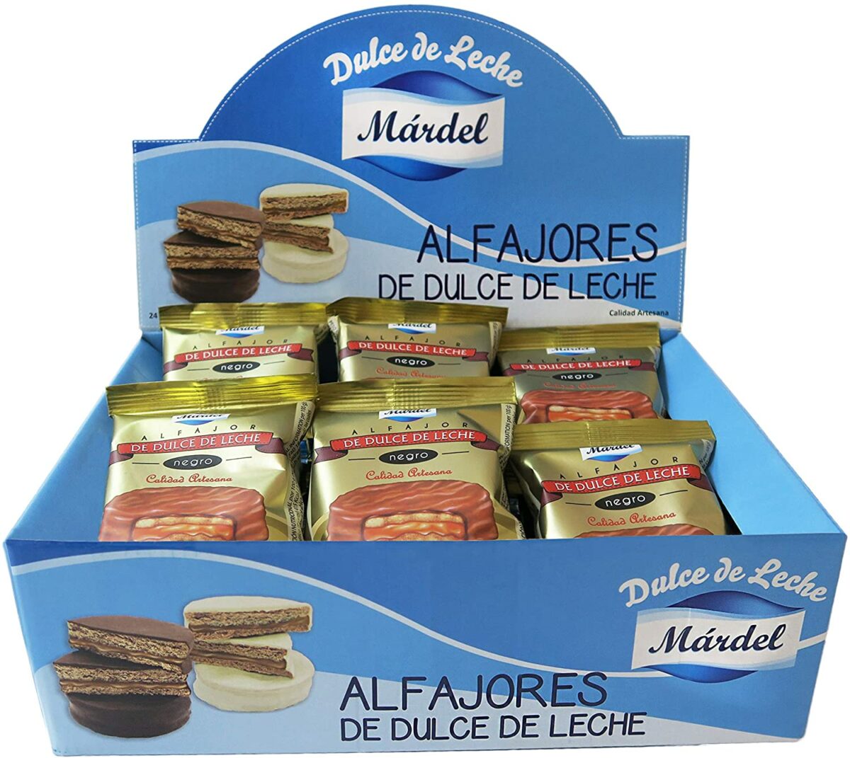 Alfajor Márdel Negro Caja x24