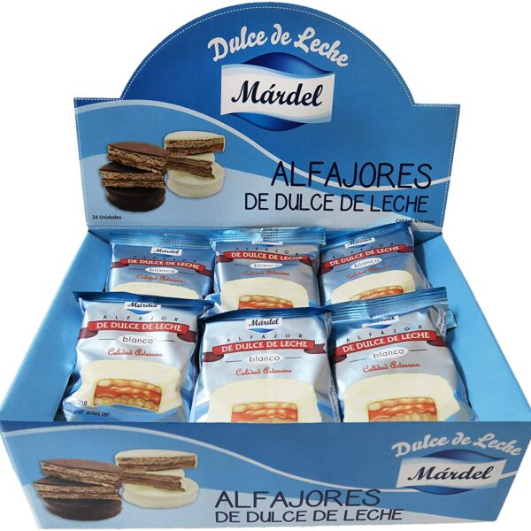 Alfajor Márdel Blanco Caja x24