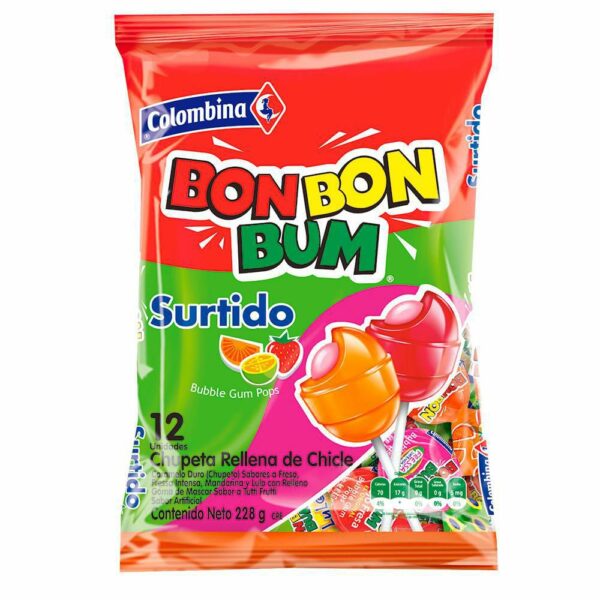 BON BON BUM surtido bolsa 24u