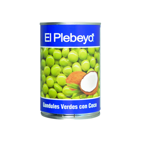 Gandules con coco El Plebeyo 425gr
