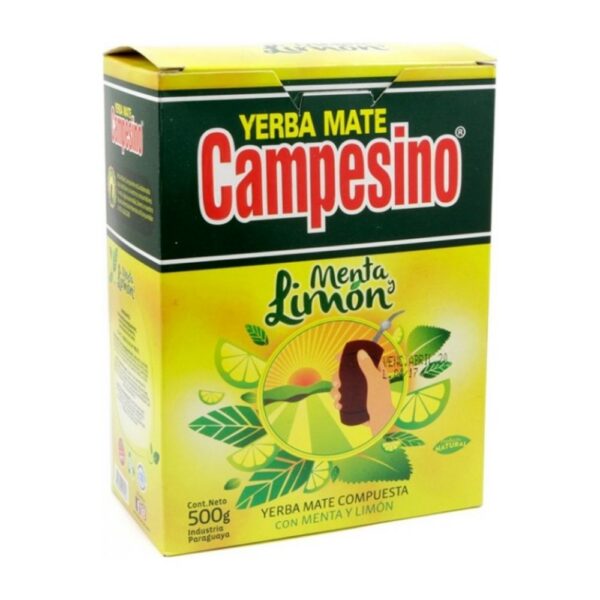 Yerba Mate CAMPESINO Menta-Limón 500gr